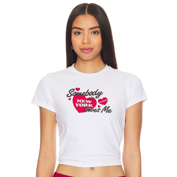 GUIZIO New York Loves Me Tee - Picture 1 of 5